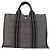 Hermès HERMES Borsa Fourre Tout PM Tela Grigia Argento Auth 144332 Marrone - vista 13
