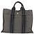Hermès HERMES Borsa Fourre Tout PM Tela Grigia Argento Auth 144332 Marrone - vista 2