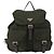 PRADA Backpack Nylon Khaki Silver Auth 151269 Silvery - view 13