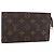 LOUIS VUITTON Monogram Bucket PM Accessory Pouch LV Auth bs31227