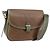 LOEWE Borsa a Spalla Anagram Pelle Oro Marrone Auth ep11747 D'oro
