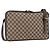 Céline Borsa a Spalla in Tela Macadam CELINE Beige Oro Auth ep11932 D'oro
