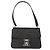 Borsa a Spalla Salvatore Ferragamo Vala in Pelle Nera Argento Autentica 152882 - vista 2