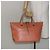 Chloé Borsa a Mano Chloe Bailey in Pelle 2 vie Arancione Oro Auth BA6594 D'oro - vista 23
