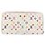 LOUIS VUITTON Monogram Multicolor Zippy Wallet Wallet White M60241 Auth BA6676 - view 2