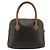 Borsa a mano in tela a nido d'ape PVC nera Auth BA6581 Christian Dior - vista 2