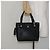 BALLY Bolso de mano de cuero negro y dorado Auth BA6600 - vista 23