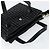 BALLY Bolso de mano de cuero negro y dorado Auth BA6600 - vista 6