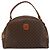 Céline Borsa a mano in tela Macadam CELINE in pelle PVC marrone Auth ki6094 - vista 13
