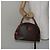 Céline Borsa a mano in tela Macadam CELINE in pelle PVC marrone Auth ki6094 - vista 22