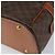Céline Borsa a mano in tela Macadam CELINE in pelle PVC marrone Auth ki6094 - vista 9