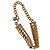 Collana VERSACE metallo oro Auth am9188 D'oro