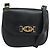 Borsa a Spalla Christian Dior in Pelle Nera Oro Auth 156492 Nero D'oro