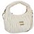 Borsa Miu Miu Matelassé Satin 2in1 Bianco Oro Auth 158666SAM D'oro