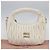 Borsa Miu Miu Matelassé Satin 2in1 Bianco Oro Auth 158666SAM D'oro - vista 12