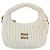 Borsa Miu Miu Matelassé Satin 2in1 Bianco Oro Auth 158666SAM D'oro - vista 13