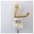 Borsa Miu Miu Matelassé Satin 2in1 Bianco Oro Auth 158666SAM D'oro - vista 26