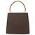 Céline Borsa a mano in tela Macadam CELINE in pelle PVC marrone oro Auth 156125 D'oro - vista 3