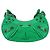 BALENCIAGA Luca Goal XS Borsa a Spalla in Pelle Verde Argento 671309 Auth 158884SAM - vista 2