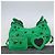 BALENCIAGA Luca Goal XS Borsa a Spalla in Pelle Verde Argento 671309 Auth 158884SAM - vista 27