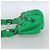BALENCIAGA Luca Goal XS Borsa a Spalla in Pelle Verde Argento 671309 Auth 158884SAM - vista 4