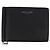 SAINT LAURENT Portafoglio Clip in Pelle Nera Argento Auth BA8469 Nero - vista 2
