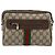 Borsa a Spalla GUCCI GG Supreme Web Sherry Line PVC Beige Oro Auth ep12050 D'oro - vista 2