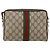 Borsa a Spalla GUCCI GG Supreme Web Sherry Line PVC Beige Oro Auth ep12050 D'oro - vista 3