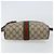Borsa a Spalla GUCCI GG Supreme Web Sherry Line PVC Beige Oro Auth ep12050 D'oro - vista 9