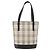 Burberry Nova Check Handtasche aus Canvas Beige Silber Authentisch 154458 - Ansicht 3