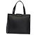 Borsa a mano Gancini in pelle nera e oro Auth 154475 di Salvatore Ferragamo Nero D'oro - vista 3