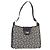 Céline Borsa a Spalla Celine C Sulky in Tela Blu Navy e Oro Auth 154713 D'oro