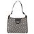 Céline Borsa a Spalla Celine C Sulky in Tela Blu Navy e Oro Auth 154713 D'oro - vista 2