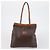 Céline Borsa a Spalla in Tela Macadam CELINE PVC 4 Pezzi Beige Marrone Auth ki6177 - vista 24