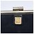 Mini borsa clutch in tela Trotter Christian Dior blu navy e oro Auth mr1614 D'oro - vista 12
