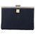 Mini borsa clutch in tela Trotter Christian Dior blu navy e oro Auth mr1614 D'oro - vista 2
