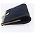 Mini borsa clutch in tela Trotter Christian Dior blu navy e oro Auth mr1614 D'oro - vista 4