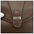 Borsa a Spalla Christian Dior in Pelle Marrone Oro Auth 151731 D'oro - vista 14