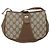Borsa Sherry Line GG Supreme Web di GUCCI in PVC beige e oro 116 02 024 Auth 151431 D'oro - vista 2