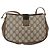 Borsa Sherry Line GG Supreme Web di GUCCI in PVC beige e oro 116 02 024 Auth 151431 D'oro - vista 3