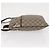 Borsa a spalla GG Supreme in PVC beige e argento di GUCCI 141626 Auth ka605 - vista 6