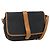 Saint Laurent Borsa a Spalla in Tela Nera e Oro Auth 151604 Nero D'oro