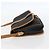 Saint Laurent Borsa a Spalla in Tela Nera e Oro Auth 151604 Nero D'oro - vista 4