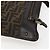 Borsa a Spalla FENDI in Tela Zucca Nera Marrone Oro Auth 156175 Nero D'oro - vista 10