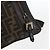 Borsa a Spalla FENDI in Tela Zucca Nera Marrone Oro Auth 156175 Nero D'oro - vista 14