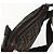 Borsa a Spalla FENDI in Tela Zucca Nera Marrone Oro Auth 156175 Nero D'oro - vista 6