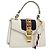 Borsa a mano in pelle GUCCI Sherry Line 2way Bianco Oro Blu Navy 470270 Auth BA8197 D'oro