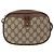 Borsa Sherry Line GG Supreme Web di GUCCI in PVC beige e rosso 007 58 6112 9411 Auth BA8618 - vista 2