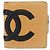 CHANEL Geldbörse Cambon Linie Lammleder Beige Silber CC Auth bs31591 - Ansicht 2
