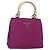 PRADA Borsa a Mano Nylon Metallo Viola Oro Auth 155416 D'oro Porpora